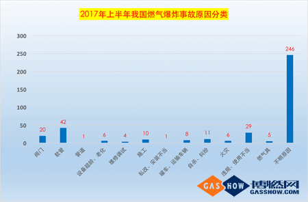 2017上半年我國燃?xì)獗ㄊ鹿史治鰣?bào)告5