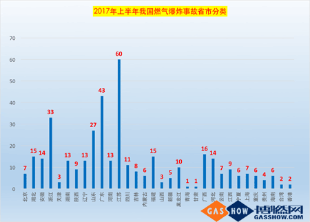 2017上半年我國燃?xì)獗ㄊ鹿史治鰣?bào)告2